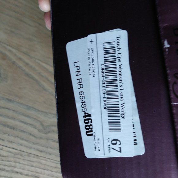 Jeweled sandal wedge, size 12, These are dyeable. Never worn - Picture 7 of 7